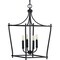 Progress Lighting Parkhurst Collection Black Four-Light Foyer P500214-031 - alternate 1